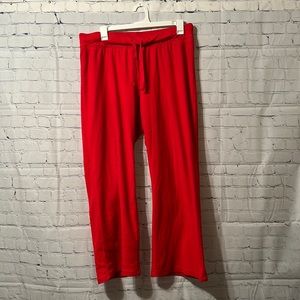 Red Fleece Lounge Pj sleepwear pants. Size XXL. GUC